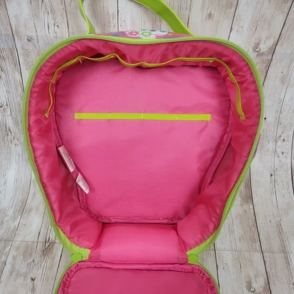 Polly Pocket Carrying Case Pink Green 2005 - Picture 7 of 11